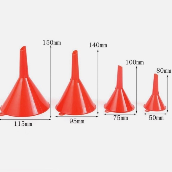 🧡 4 SIZE FUNNEL SET 🧡 - Picture 5 of 6